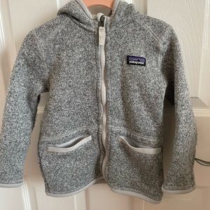 Patagonia sweater with hoodie
